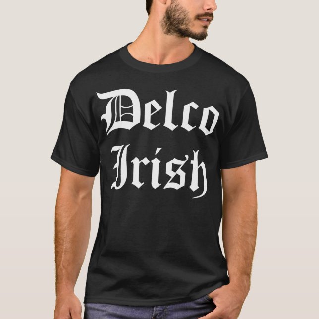 Delco Irish Delaware Landkreis PA St Patricks Iris T-Shirt (Vorderseite)