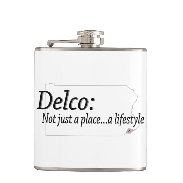 Delco Lifestyle Flachmann (Vorderseite)