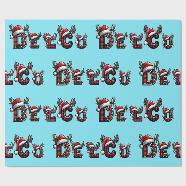 Delco Weihnachten Geschenkpapier (Flach)