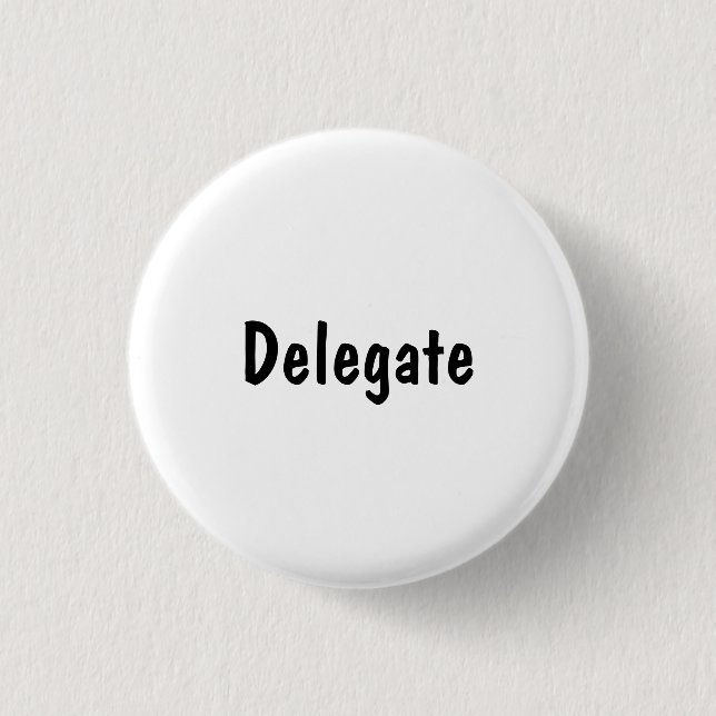 Delegat Button (Vorderseite)