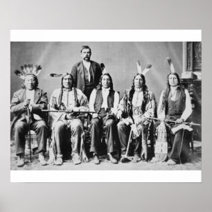 Delegation of Sioux chiefs, led by Red Cloud (1822 Poster