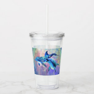 Delfin Acrylbecher Acryltrinkbecher