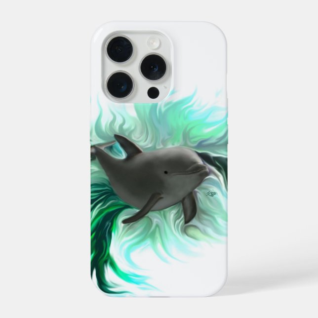 Delfin Baby iPhone Hülle (Rückseite)