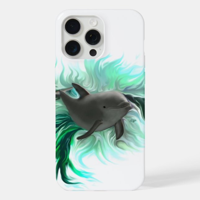 Delfin Baby iPhone Hülle (Rückseite)