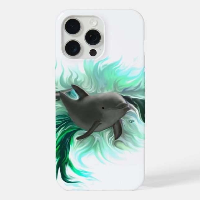 Delfin Baby iPhone Hülle (Rückseite)