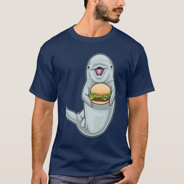 Delfin-Cheeseburger T-Shirt (Vorderseite)