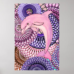 Delfin Freude Poster