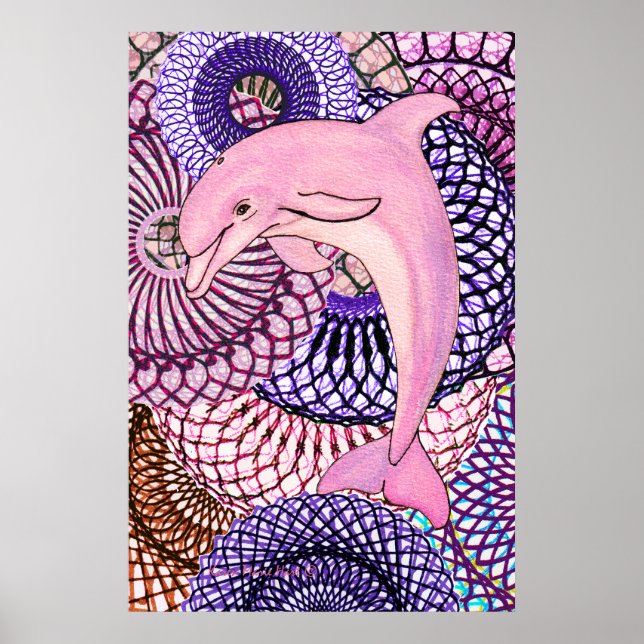 Delfin Freude Poster (Vorne)