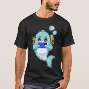 Delfin-Gamer-Smartphone T-Shirt