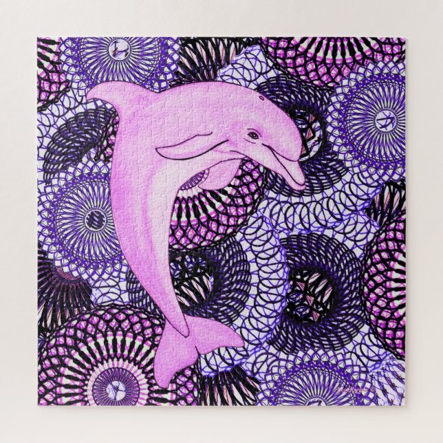Delfin-Harmonie Puzzle (Vertikal)