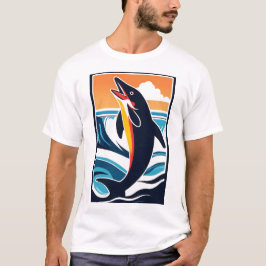 Delfin im Meer - Leben in der Meere T-Shirt