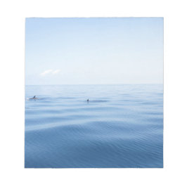 Delfin im Meer Notizblock
