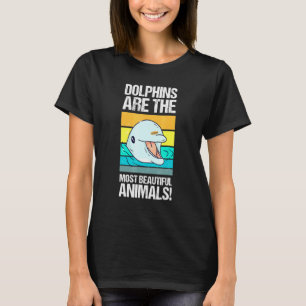 Delfin ist schön - Idee Zahnwal Fisch T-Shirt