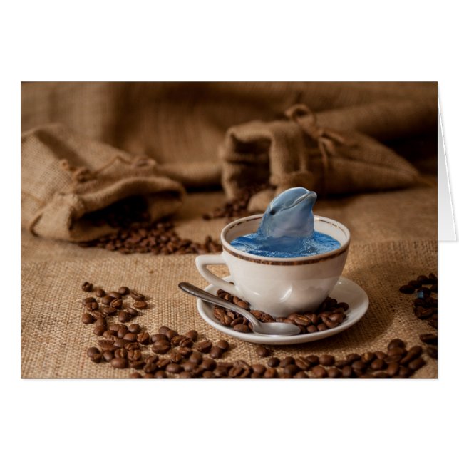 Delfin-Kaffeebohnen  (Vorderseite (Horizontal))