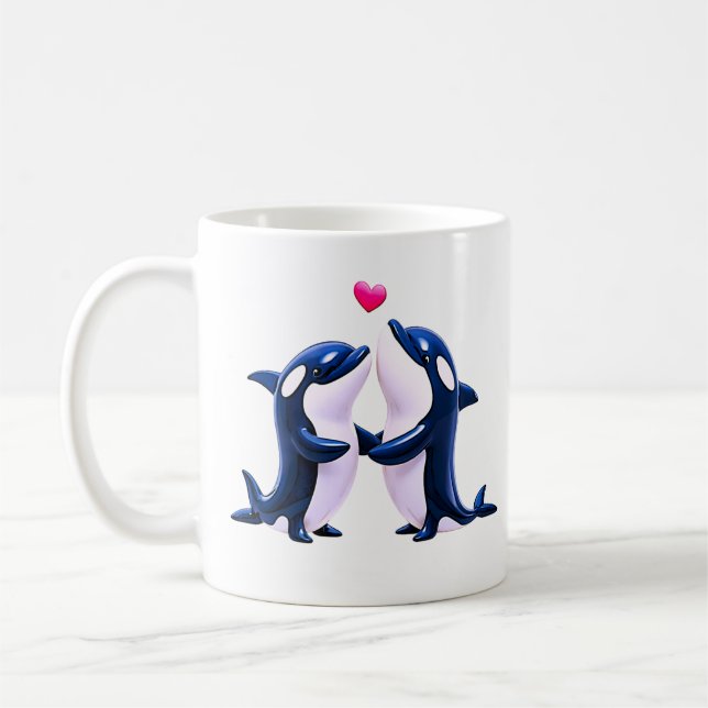 Delfin Kaffeetasse (Links)
