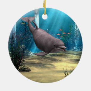 Delfin Keramikornament