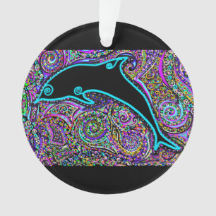 Delfin-Kunst-Design Ornament