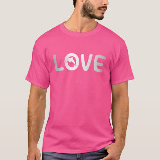 Delfin-Liebe Retro T-Shirt