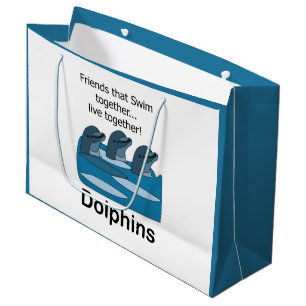 Delfin-Meeres-Säugetier-Freundschaft  Große Geschenktüte