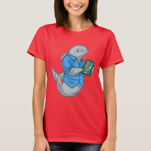 Delfin Musiklehrer Noten T-Shirt