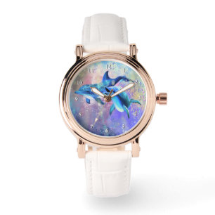 Delfin-Paar schaut Valentinstag-Geschenk Armbanduhr