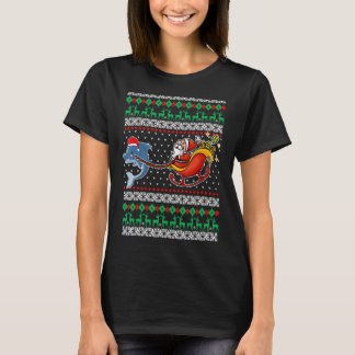 Delfin Renntier Weihnachtsmann HÄSSLICHES Weihnac T-Shirt