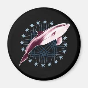 Delfin Slick Grafikdesign Magnet