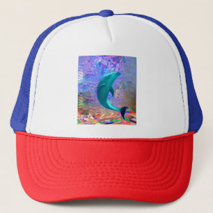 Delfin Sonnenlicht Truckerkappe