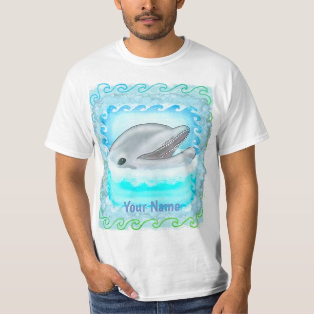 Delfin Spiel T-Shirt (Vorderseite)