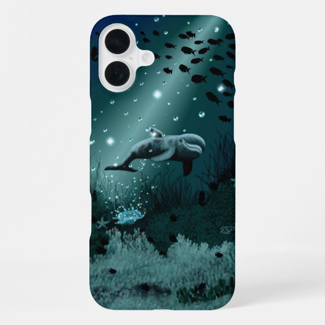 Delfin Traum iPhone Hülle (Rückseite)