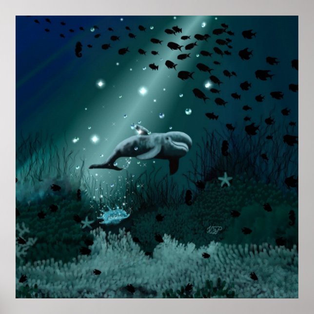Delfin Traum Poster (Vorne)
