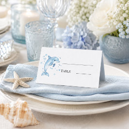 Delfin unter dem Meer Baby Shower Platzkarte