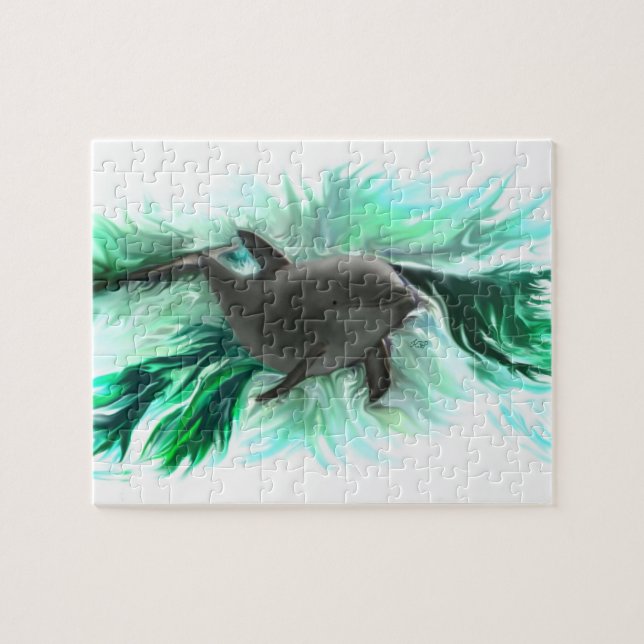 Delfinbaby Puzzle (Horizontal)