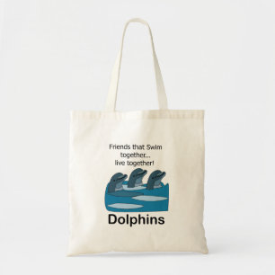 Delfine Aquatische Tierfreundschaft Tragetasche