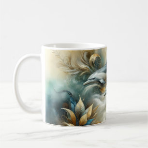 Delfine Golden Botanical Dreamscape Kaffeetasse