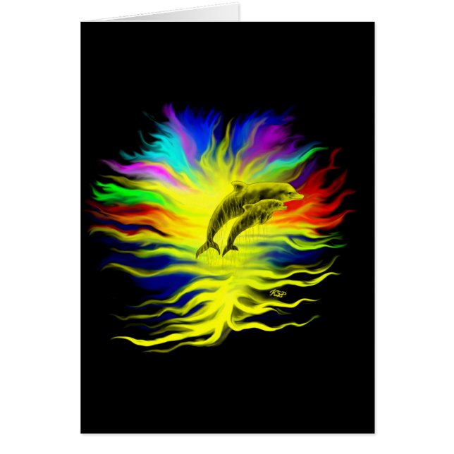 Delfine im Sonnenschein (Vorne)