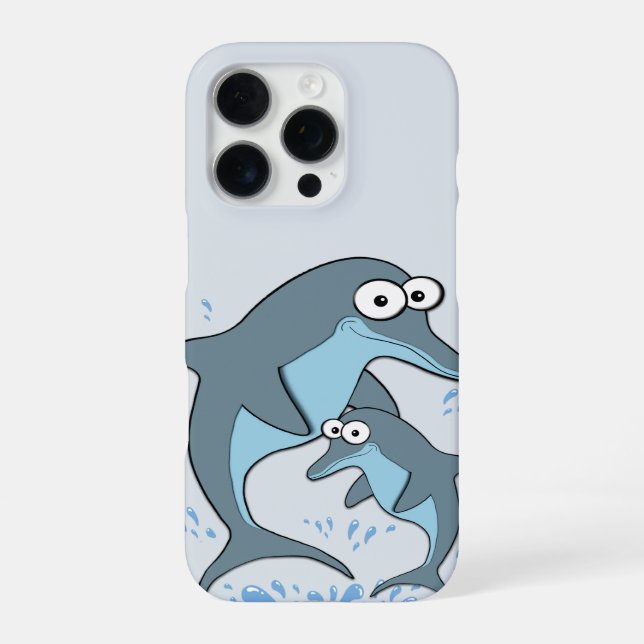 Delfine iPhone Hülle (Rückseite)