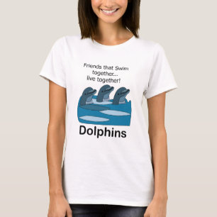 Delfine Meeres-Säugetier-Freundschaft T-Shirt