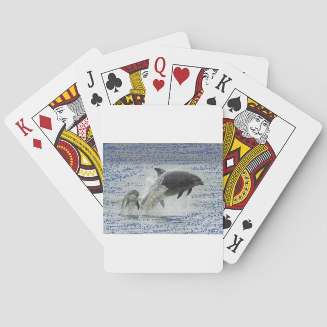 Delfine Spielkarten (Rückseite)