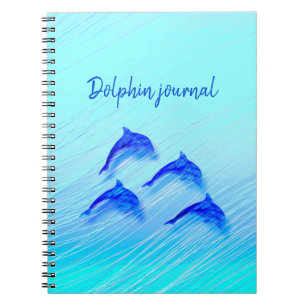 Delfine springen notizblock