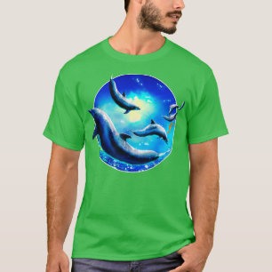 Delfine Unterwasser 3 T-Shirt