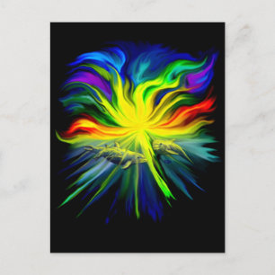 Delfinfamilie im Sonnenschein Postkarte