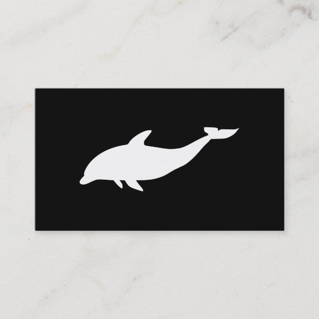 Delfinform Visitenkarte (Vorderseite)
