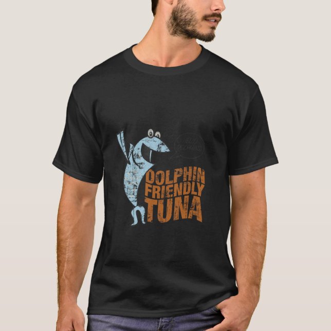 Delfinfreundlicher Thunfisch T-Shirt (Vorderseite)
