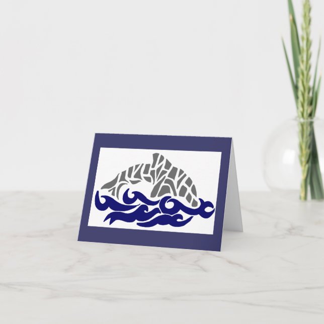 Delfinkarte Karte (Vorderseite)