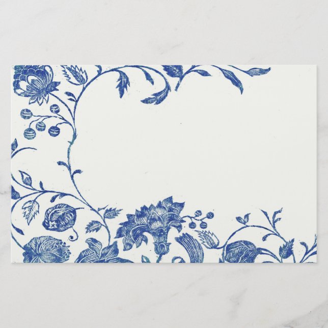 Delft-Blau-Briefpapier Briefpapier (Vorderseite)