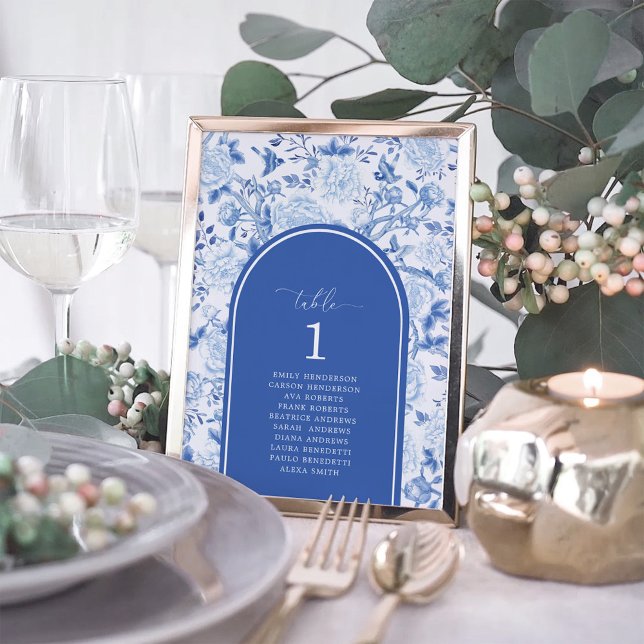 Delft-Blau-Chinoiserie-Sitzplan-Tischnummer (Von Creator hochgeladen)