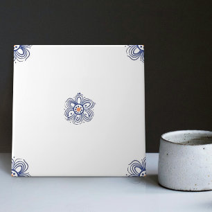 Delft-Blaues Passendes Niederländisches Indigo-Mix Fliese