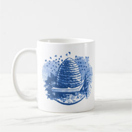 Delft Blue China Look Honeybee Hive Rettete Die Bi Kaffeetasse
