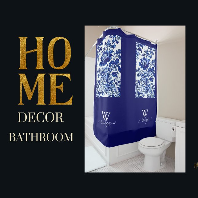 Delft blue duschvorhang (Von Creator hochgeladen)